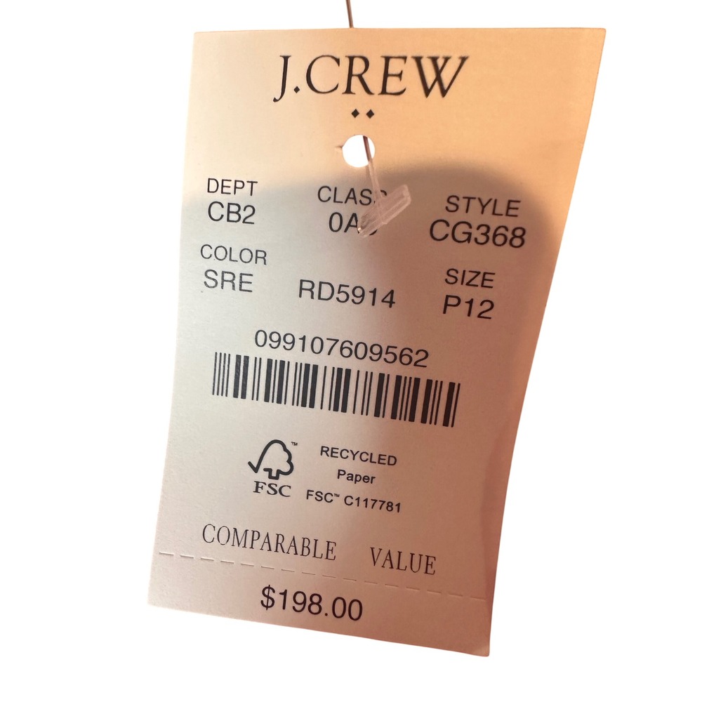 J.Crew Womens Red Two-Button Blazer Jacket CG368 Size 12P Petite New - Picture 7 of 11